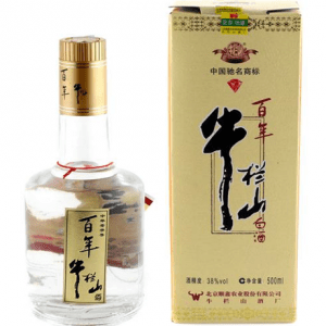 Niulanshan One Star Bai Nian  牛栏山 Baijiu 38%